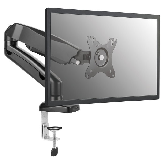 EQUIP Soporte de sobremesa para monitor de 17" a 32", abrazadera VESA 100x100, gasfeder, 9 kg, inclinación -90°/+90°, rotación 180°, color negro