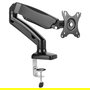 EQUIP Soporte de sobremesa para monitor de 17" a 32", abrazadera VESA 100x100, gasfeder, 9 kg, inclinación -90°/+90°, rotación 180°, color negro