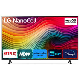 LG 50NANO81T6A Smart TV NanoCell 4K UHD 50" 3840x2160 60Hz webOS 24 WiFi HDMI 3 USB 2 Negro