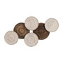 Mural Pared Blanco-Natural 102 X 5 X 55 cm
