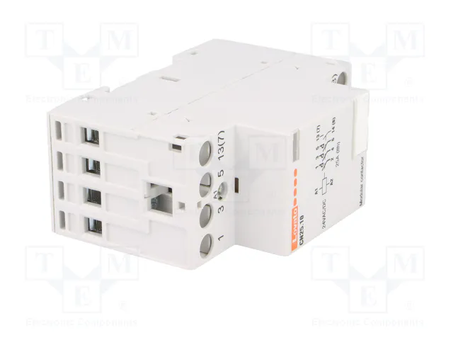 LOVATO ELECTRIC Contactor CN25 4-polar 25A 24VAC/24VDC