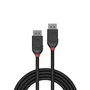 Lindy Cable DisplayPort 1.2 Black Line 1,5 m Negro
