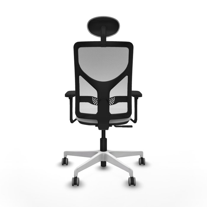 PIQUERAS Y CRESPO Silla de oficina Motilla Blanca con Mecanismo Sincro PIQUERAS Y CRESPO Silla de oficina Motilla Blanca con Mecanismo Sincro