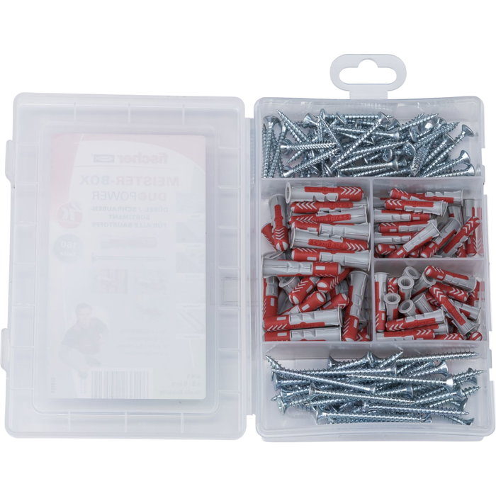 Fischer MeisterBox DuoPower + tornillos (160 piezas) Fischer MeisterBox DuoPower + tornillos (160 piezas)
