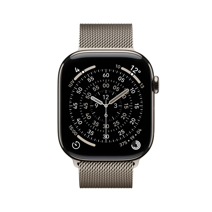 Apple Watch Series 11 GPS + Cellular 46mm Titanio Natural con Correa Milanese Loop S/M Apple Watch Series 11 GPS + Cellular 46mm Titanio Natural con Correa Milanese Loop S/M