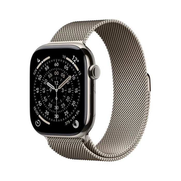 Apple Watch Series 11 GPS + Cellular 46mm Titanio Natural con Correa Milanese Loop S/M Apple Watch Series 11 GPS + Cellular 46mm Titanio Natural con Correa Milanese Loop S/M