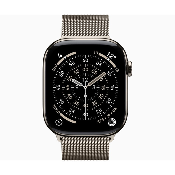 Apple Watch Series 11 GPS + Cellular 46mm Titanio Natural con Correa Milanese Loop S/M Apple Watch Series 11 GPS + Cellular 46mm Titanio Natural con Correa Milanese Loop S/M