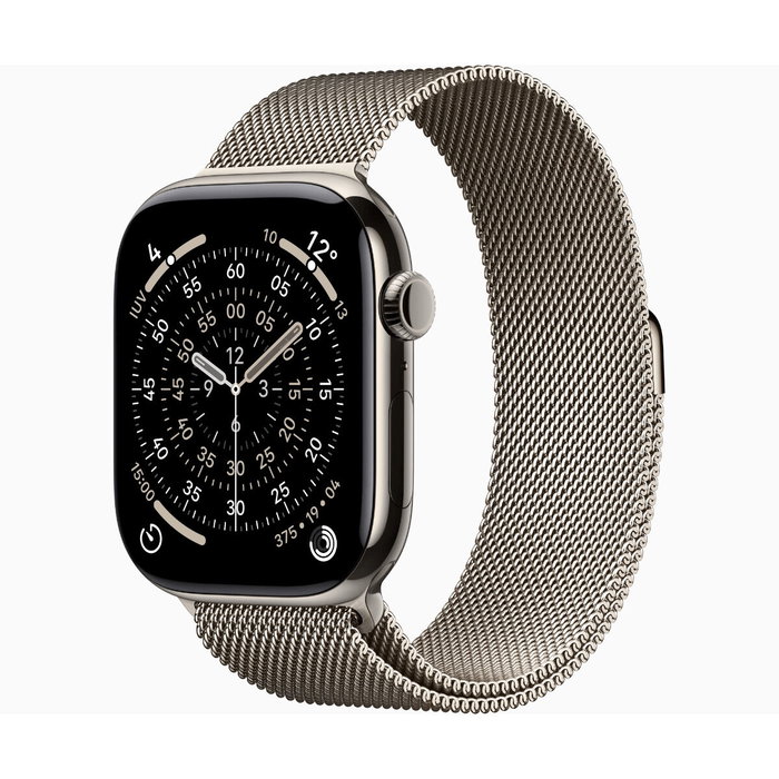 Apple Watch Series 11 GPS + Cellular 46mm Titanio Natural con Correa Milanese Loop S/M Apple Watch Series 11 GPS + Cellular 46mm Titanio Natural con Correa Milanese Loop S/M