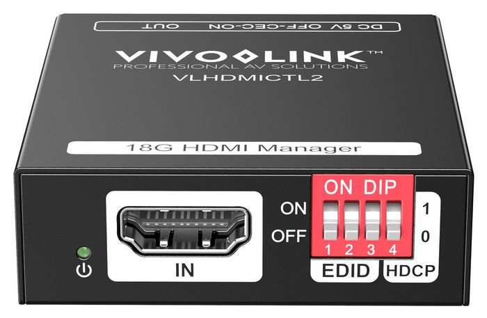 Vivolink Gestor de EDID HDMI de 18G VLHDMICLT2 Vivolink Gestor de EDID HDMI de 18G VLHDMICLT2
