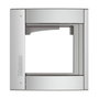 Legrand 350211 Marco de cubierta 1M para estación SFERA en Aluminio