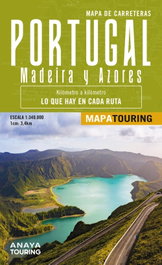 ANAYA Mapa de carreteras de Portugal, Madeira y Azores 1:340.000 - Anaya Touring