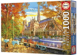 EDUCA BORRAS Puzzle 1000 Piezas Otoño en Notre Dame