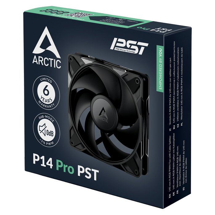 Arctic P14 Pro PST Negro