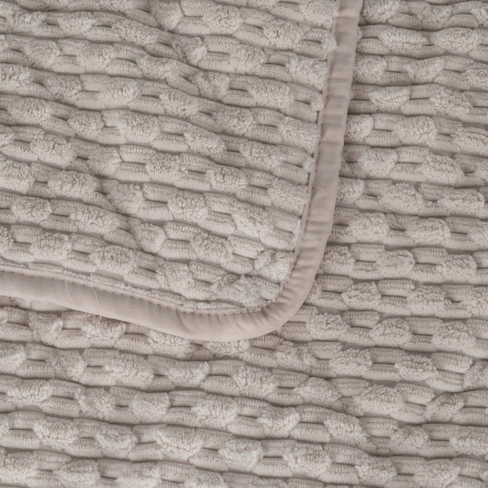 Colcha Beige Poliester Textil/Hogar 270 X 260 cm