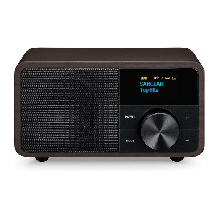 Sangean DDR-7 - Radio Digital DAB+ y FM con Bluetooth 5.0, Pantalla OLED, 8W, Batería Recargable, Reloj y Alarma, Acabado en Madera Oscura Sangean DDR-7 - Radio Digital DAB+ y FM con Bluetooth 5.0, Pantalla OLED, 8W, Batería Recargable, Reloj y Alarma, Acabado en Madera Oscura