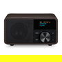 Sangean DDR-7 - Radio Digital DAB+ y FM con Bluetooth 5.0, Pantalla OLED, 8W, Batería Recargable, Reloj y Alarma, Acabado en Madera Oscura