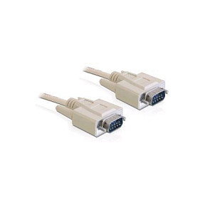 DeLOCK Cable serie RS-232 DB-9 macho a macho, 1 m, Beige DeLOCK Cable serie RS-232 DB-9 macho a macho, 1 m, Beige