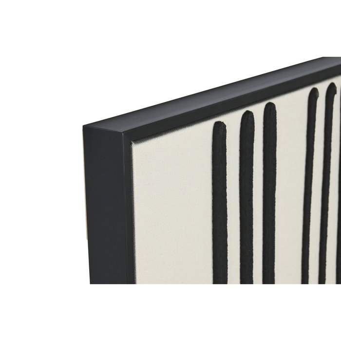 DKD Home Decor Cuadro Lienzo PS 83x4,2x122,5 Líneas 3D (Set de 2)