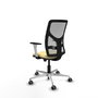 PIQUERAS Y CRESPO Silla de oficina Motilla con mecanismo Sincro, Crema y Gris