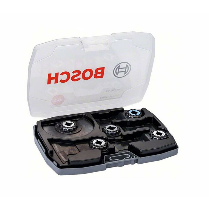 Bosch Professional Juego de 5 hojas oscilantes STARLOCK para cortar