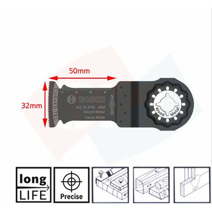 Bosch Professional Juego de 5 hojas oscilantes STARLOCK para cortar