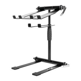 HEADLINER Digistand Pro Soporte de Portátil DJ Músicos Ajustable Plegable hasta 17" con Bolsa de Transporte