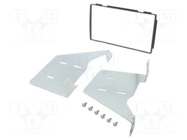 ACV Bastidor de montaje de radio para Nissan Pathfinder (R51) 2 DIN, Negro