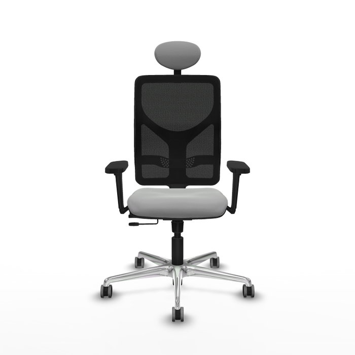 PIQUERAS Y CRESPO Silla de oficina Motilla Gris claro y Negro PIQUERAS Y CRESPO Silla de oficina Motilla Gris claro y Negro