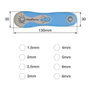 Hantums Set de 8 llaves Allen de 1,5 a 8mm