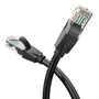 Vention Cable de Red Ethernet RJ45 Cat6 UTP 50cm (0.5m) Negro - Para Gaming y Streaming Gigabit 1000 Mbps
