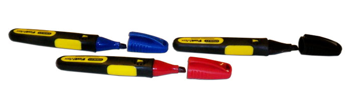 STANLEY Marcador FATMAX Punta Biselada Pack de 3 unidades