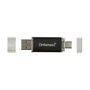 Intenso Twist Line 256 GB USB-A/USB-C Antracita