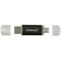 Intenso Twist Line 256 GB USB-A/USB-C Antracita
