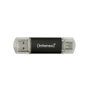Intenso Twist Line 256 GB USB-A/USB-C Antracita