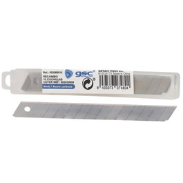 Hantums Recambio 10 cuchillas para cúter 9mm ref. 502030009