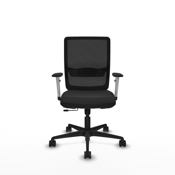 PIQUERAS Y CRESPO Silla de oficina Haches Negro con mecanismo Sincro/Traslack PIQUERAS Y CRESPO Silla de oficina Haches Negro con mecanismo Sincro/Traslack