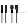 GoodConnections Cable de alimentación Alcasa P0150-S050 de 5 m con conector E+F a C15