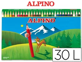 Alpino Lápices de Colores 175 mm Estuche Surtido 30 Ud