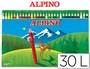 Alpino Lápices de Colores 175 mm Estuche Surtido 30 Ud