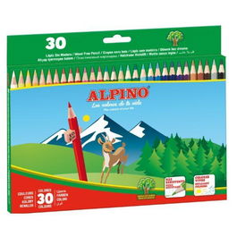 Alpino Lápices de Colores 175 mm Estuche Surtido 30 Ud