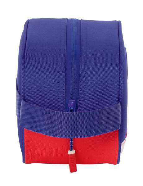 Safta Neceser adaptable a carro, diseño Atlético de Madrid, con 1 asa, medidas 26x15x12 cm, ideal para niños +3 años