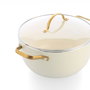 GreenPan Padova Reserve Set de Ollas y Sartenes 6 piezas Cream White