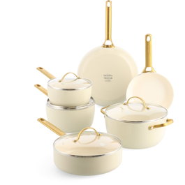 GreenPan Padova Reserve Set de Ollas y Sartenes 6 piezas Cream White