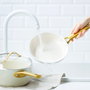 GreenPan Padova Reserve Set de Ollas y Sartenes 6 piezas Cream White