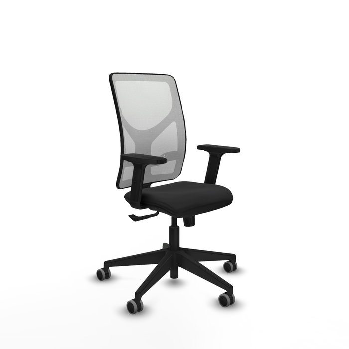 PIQUERAS Y CRESPO Silla de oficina Motilla con mecanismo Sincro, Negro y Blanco PIQUERAS Y CRESPO Silla de oficina Motilla con mecanismo Sincro, Negro y Blanco