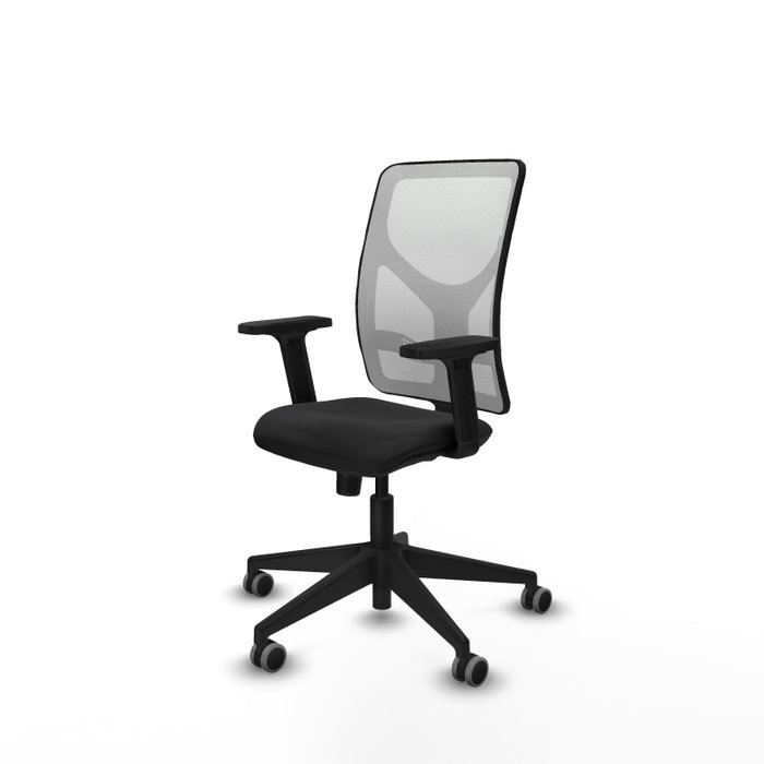 PIQUERAS Y CRESPO Silla de oficina Motilla con mecanismo Sincro, Negro y Blanco PIQUERAS Y CRESPO Silla de oficina Motilla con mecanismo Sincro, Negro y Blanco