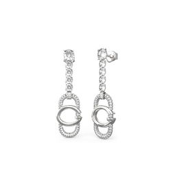 Pendientes Mujer Guess JUBE04507JWRHT-U Plateado