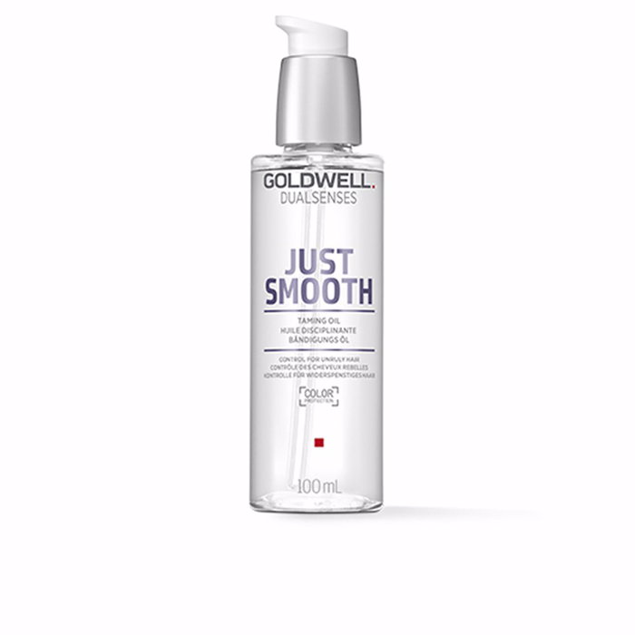 Goldwell Just Smooth Aceite Capilar Alisador para Cabello Rebelde y Encrespado, Control Antihumedad y Brillo, 100 ml Goldwell Just Smooth Aceite Capilar Alisador para Cabello Rebelde y Encrespado, Control Antihumedad y Brillo, 100 ml