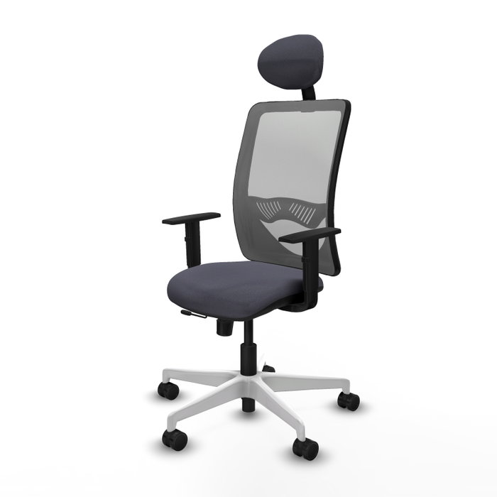 PIQUERAS Y CRESPO Silla de oficina Zulema con mecanismo Sincro/Traslack, Gris