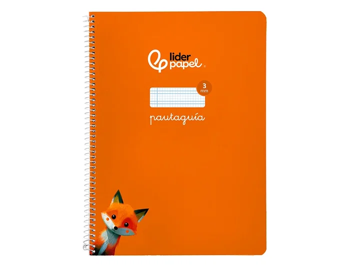 Liderpapel Cuaderno Espiral A4 Pautaguía Tapa Blanda 80 Hojas 75gr Cuadro Pautado 3mm Color Naranja Liderpapel Cuaderno Espiral A4 Pautaguía Tapa Blanda 80 Hojas 75gr Cuadro Pautado 3mm Color Naranja
